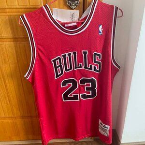 Nike Mens Chicago Bulls Michael Jordan #23 Red Jersey